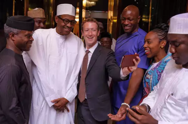 See How Mark Zuckerberg Described His Meeting With Nigerian Celebrities & Media Personalities